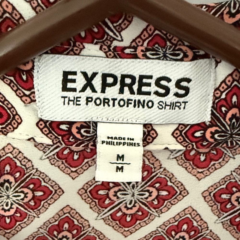 Express Women's red and white Portofino Shirt - Picture 2 of 5